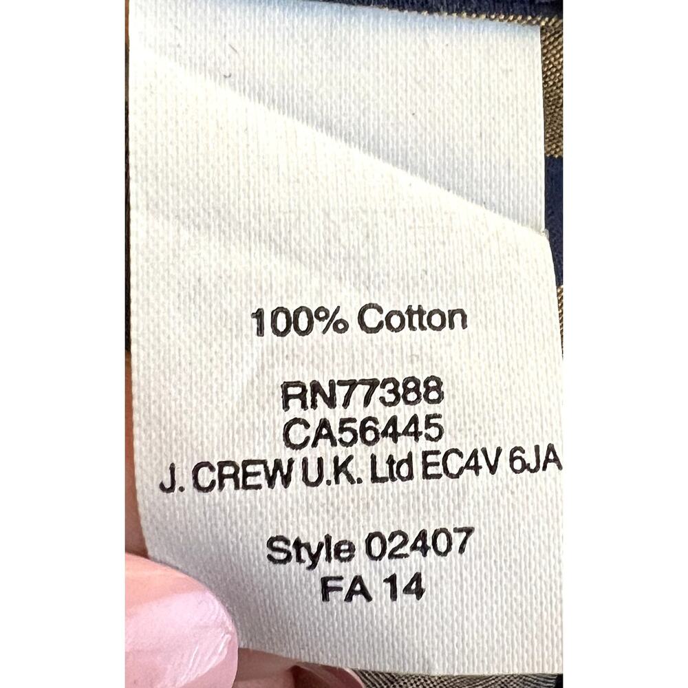 J. Crew Shirt Mens Large Multicolor Plaid Cotton Collar Button Down Long Sleeve - Picture 6 of 7